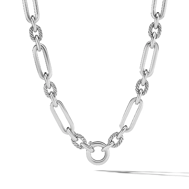 Simple Bar Pendant Necklace-Lexington Chain Necklace in Sterling Silver\, 9.8mm