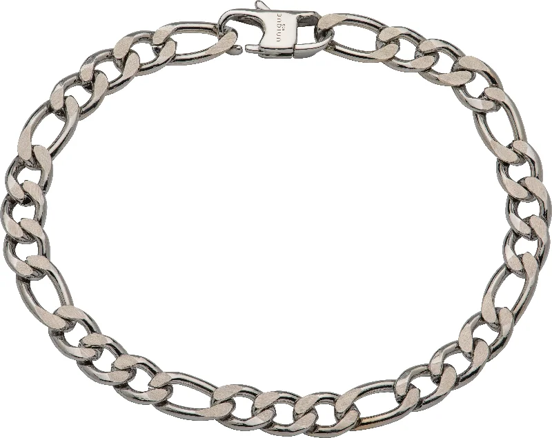 Boho Style Bracelet-Unique & Co Stainless Steel Figaro Bracelet