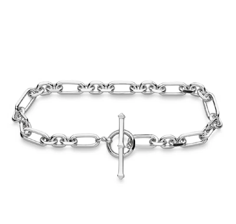 Friendship Bracelet for Women-Kit Heath Revival Astoria Figaro Chain Link T-bar Bracelet