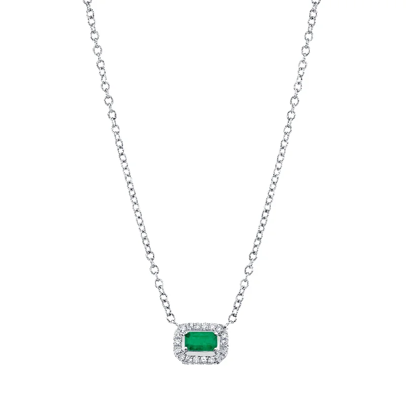 White Gold/Emerald