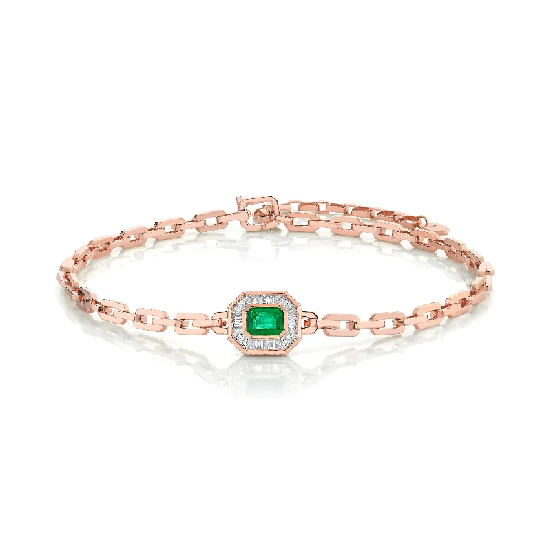 Rose Gold/Emerald