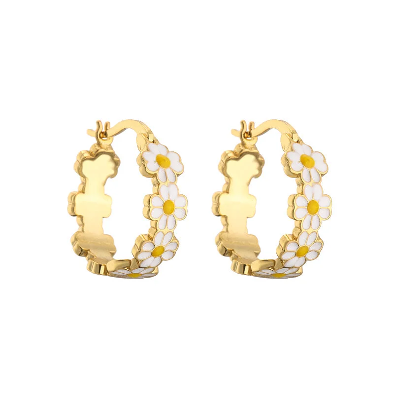 White Ear Clip 1 Pair