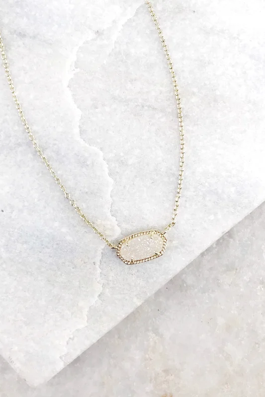 Dainty Necklace for Girls-Elisa Druzy Necklace