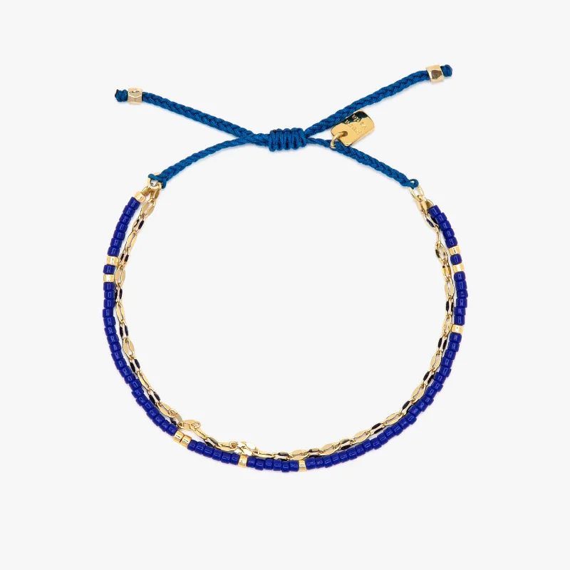 Gold Rope Chain Bracelet-Dainty Surfrider Double Layer Bracelet