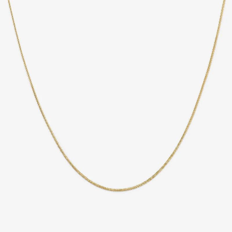 Minimalist Gold Necklace-Henio snake chain necklace