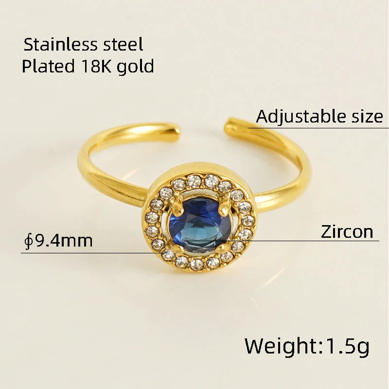 round Ring [Blue Diamond]]