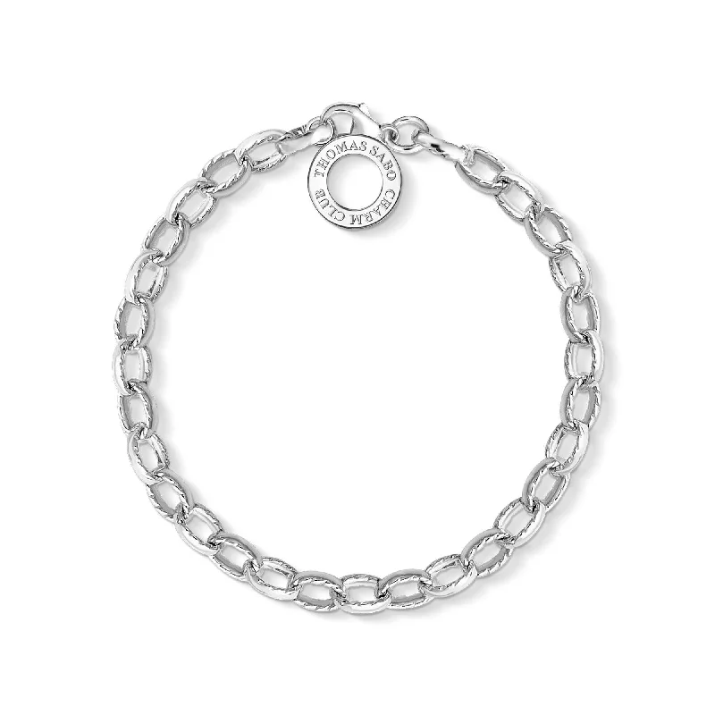 Custom Silver Charm Bracelet-Thomas Sabo 18cm Charm Bracelet