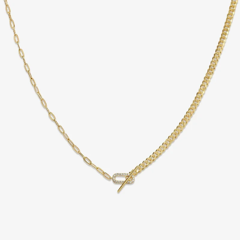 Simple Gold Necklace-Ijea chain necklace