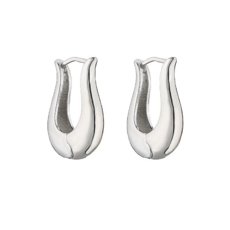 White Gold Color Tulip Flower Shape