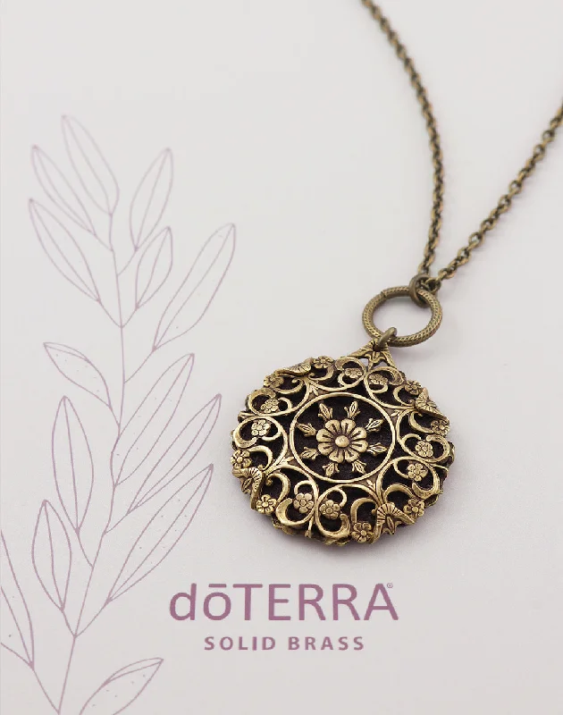 Natural Crystal Necklace-doTERRA ASCEND Diffuser Necklace