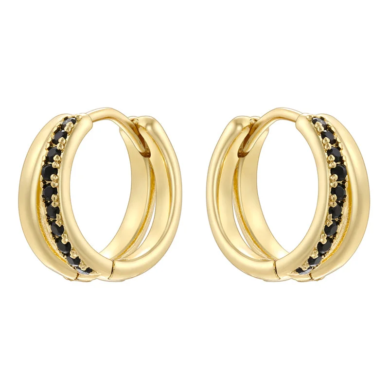 Golden Black Diamond 1 Pair