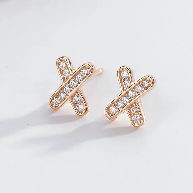 Ey498 Rose Gold (with Plastic Earplug)