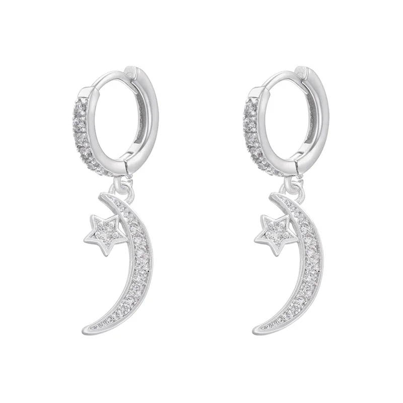 Ve1237 White Gold Color 1 Pair