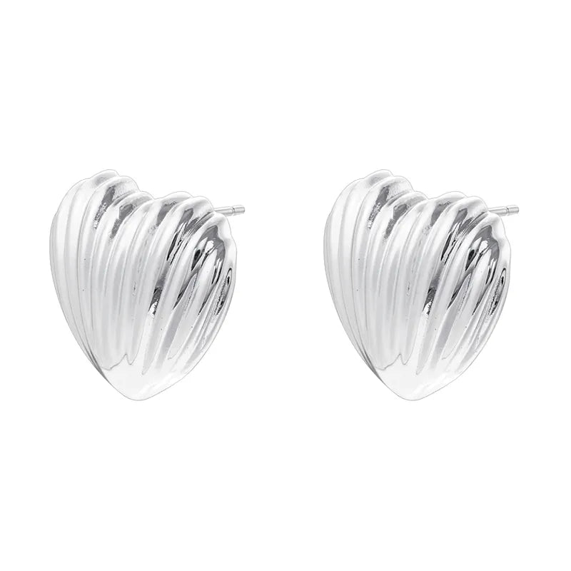 Ve1398 White Gold Color 1 Pair