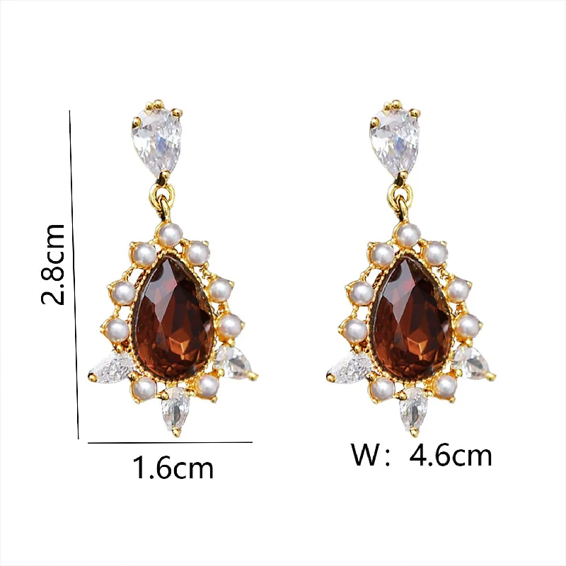 Water drop earrings