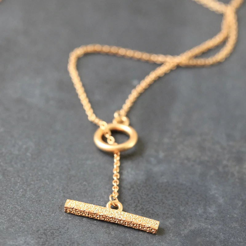 Gold Statement Necklace-DIAMOND DUSTED MERIDIAN NECKLACE