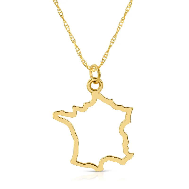 Minimalist Charm Necklace-France