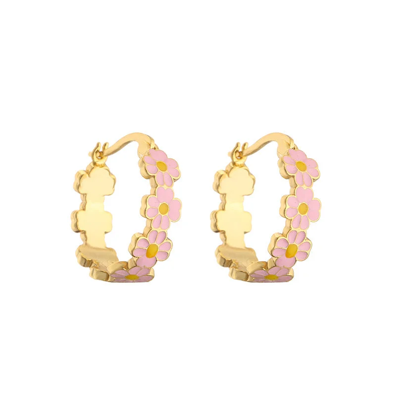 Pink Ear Clip 1 Pair