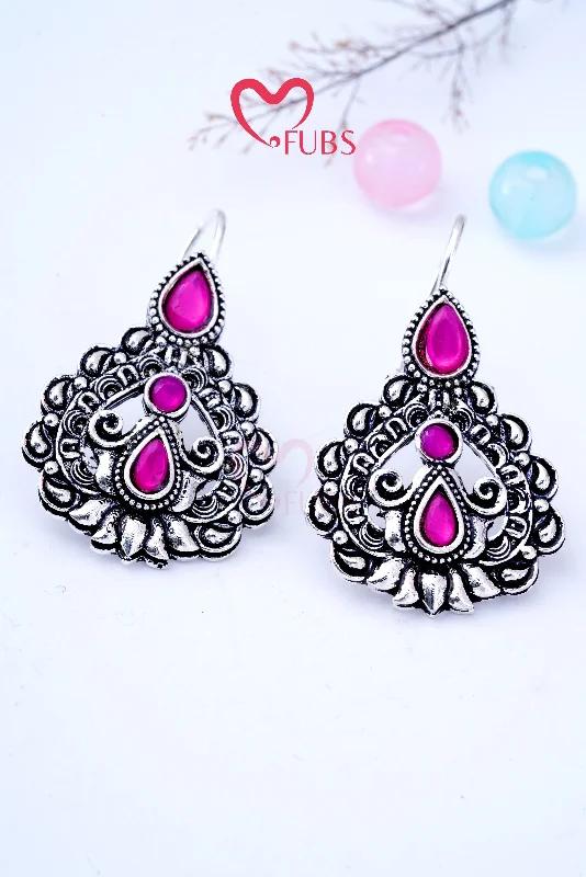 Color Changing Earrings-Twilight Sparkle Oxidized Earrings Drops