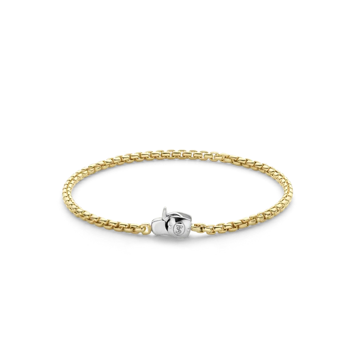 Sterling Silver Bracelet-Ti Sento Gold Chain Bracelet