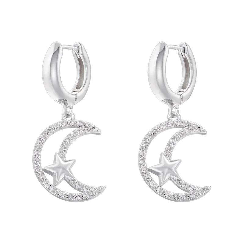 Ve1239 White Gold Color 1 Pair