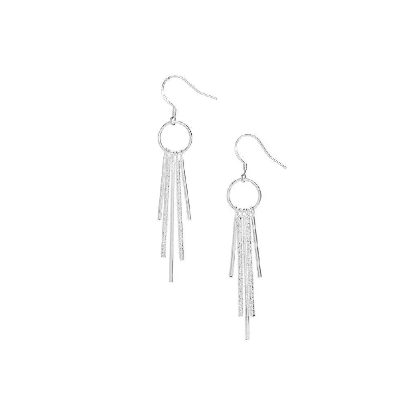 Everyday Hoop Earrings-Tassel Earring