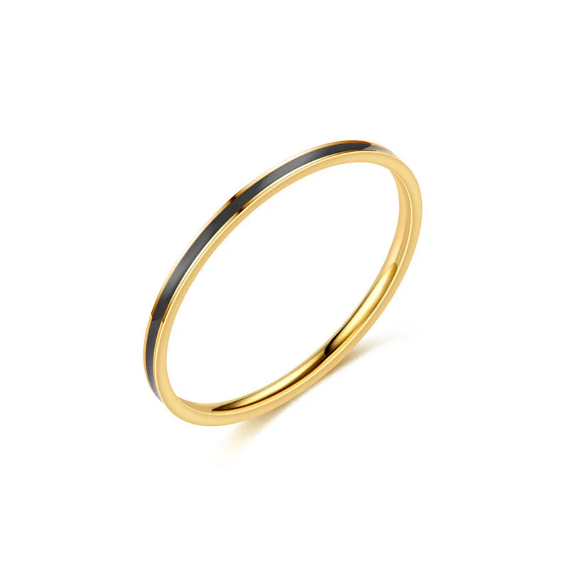 1mm Drip Ring-Golden Black Oil