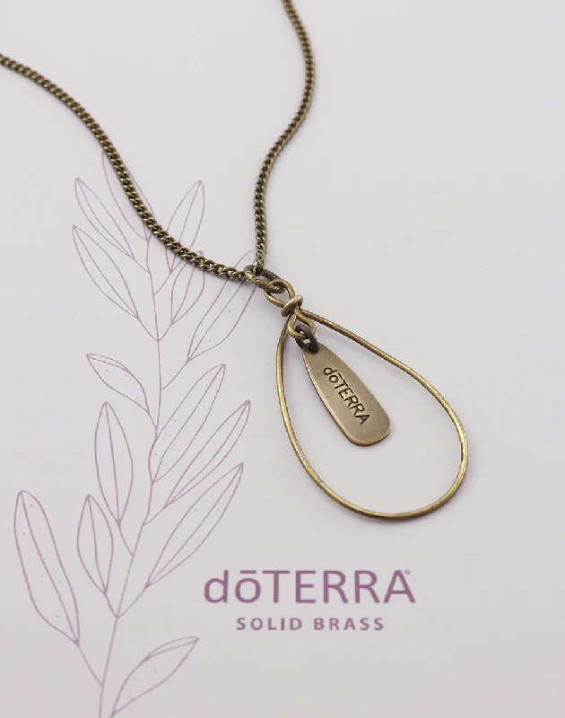 Classic Silver Necklace-doTERRA PURPOSE Logo Necklace