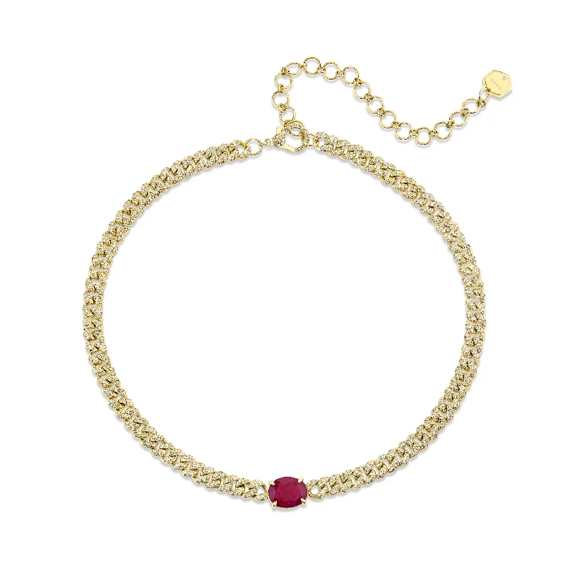 Yellow Gold/Ruby