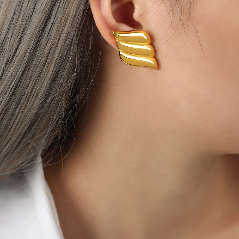 F1070-Gold Earrings