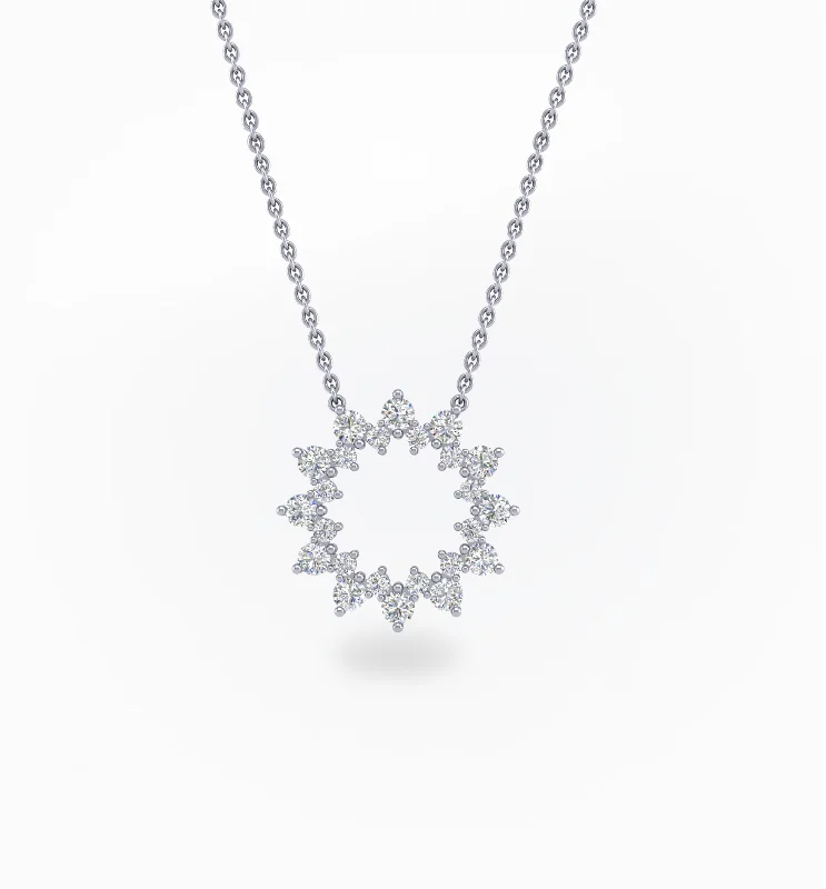 Minimalist Silver Necklace-Parvati