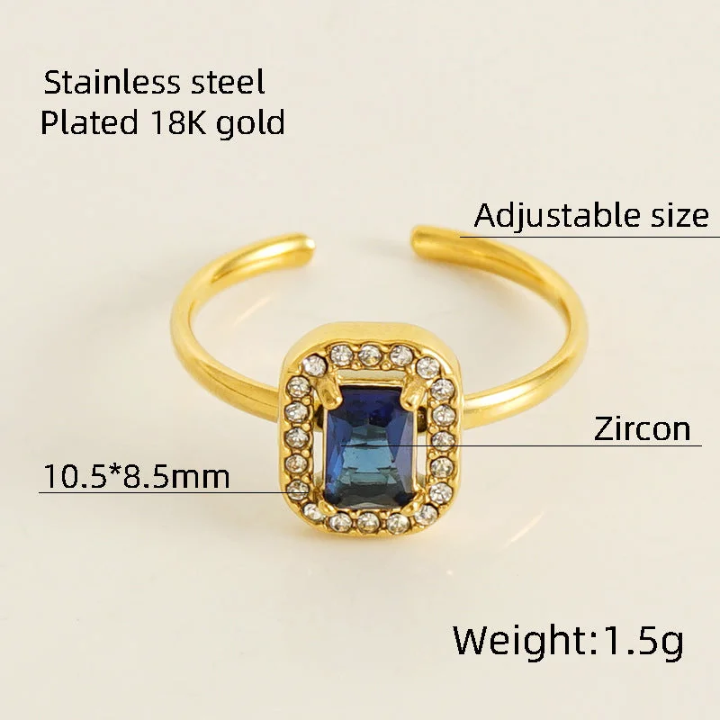 Square Ring [Blue Diamond]]