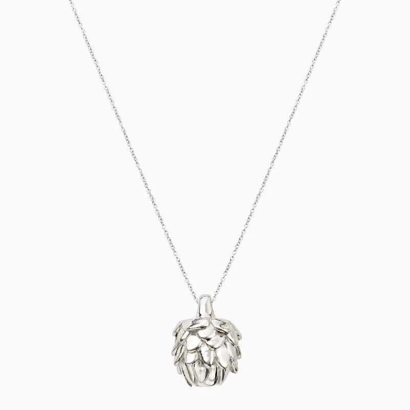 Two-Piece Necklace Set-Mini Artichoke Pendant