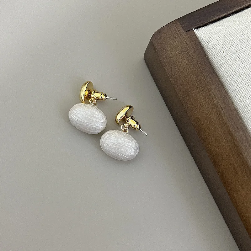 18K Gold Beads Light White