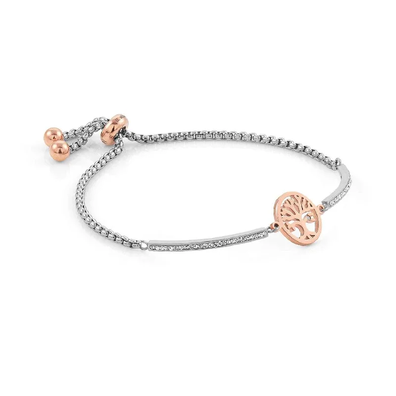 Custom Zodiac Bracelet-Nomination Milleluci Rose Gold Tree of Life Bracelet