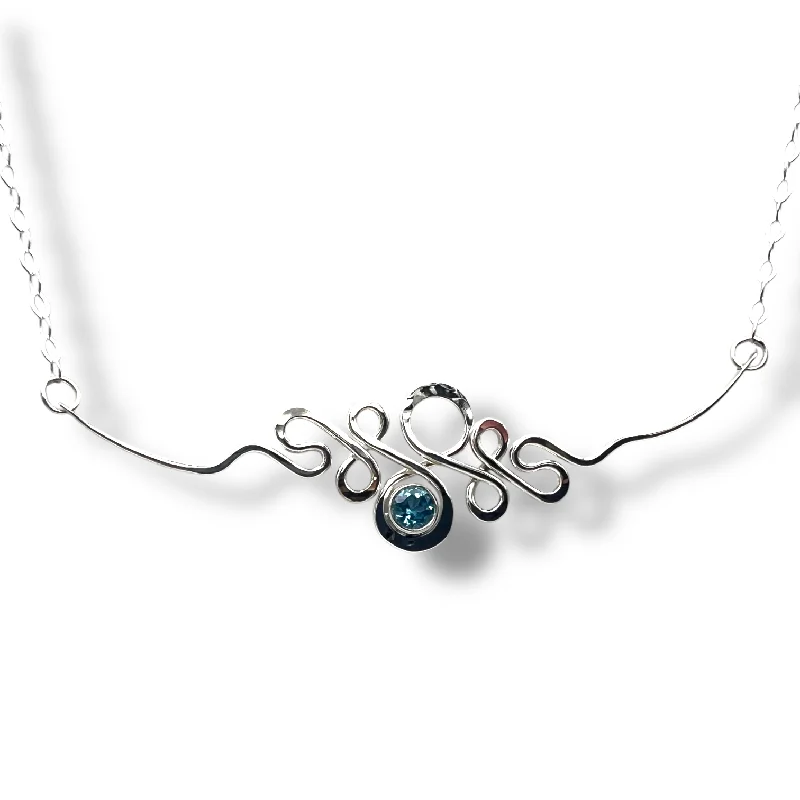 Minimalist Gemstone Necklace-3328 - Eternity Necklace