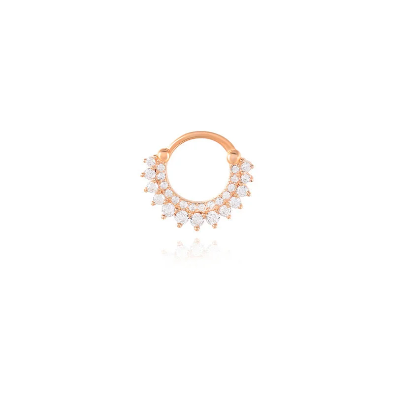 Single Rose Gold-White diamond